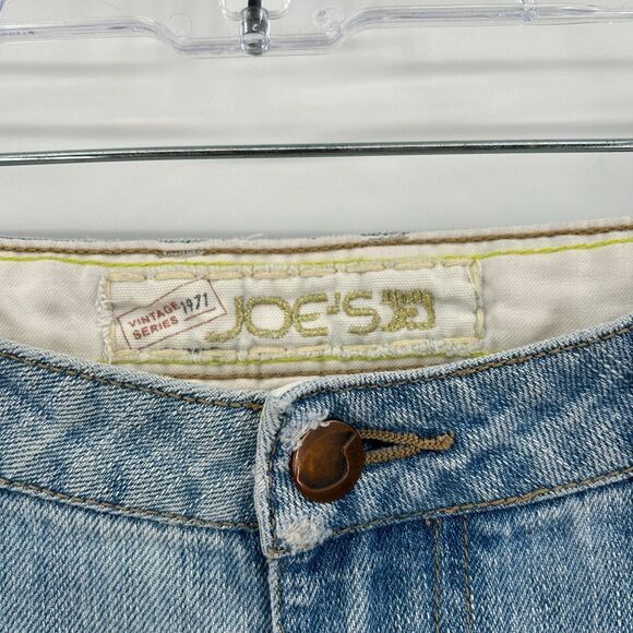 JOE'S JEANS Vintage Series 1971 Light Blue Rainbow Embroidered Flare Jeans 27 - Picture 8 of 9